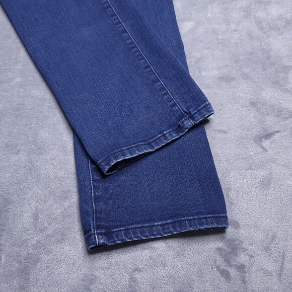 Chicos So Slimming Womens Straight Leg Jeans 8 (1) Medium Wash Mid Rise Stretch - Picture 6 of 8